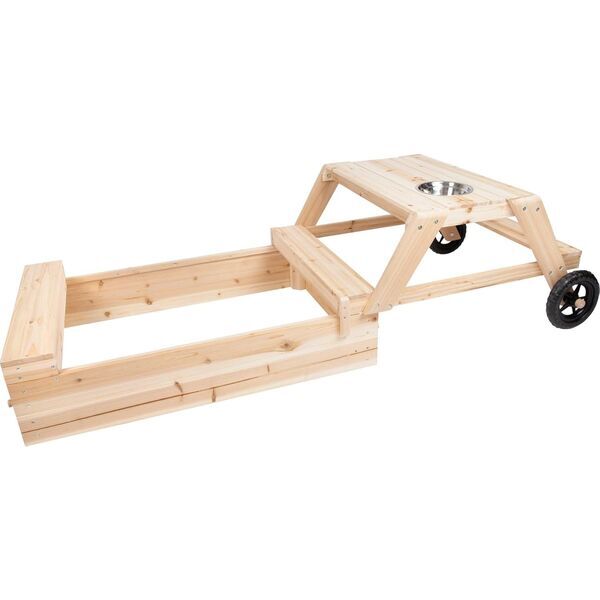 Small Foot Sandkasten 3-in-1 | light brown 5