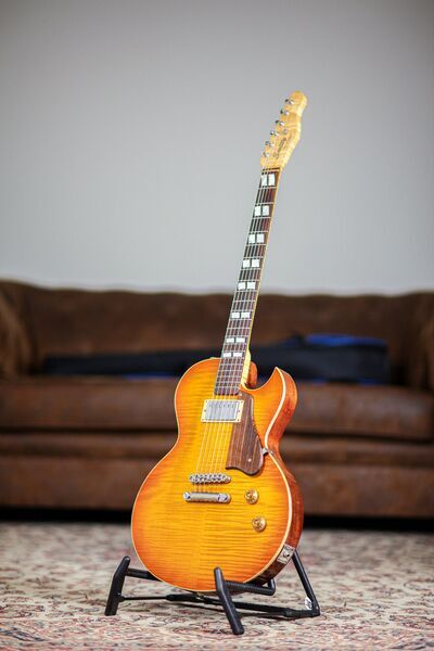 Smitty Custom Classic Boutique SC | Flamed Amber Burst | Flamed Amber Burst, image 1 of 5