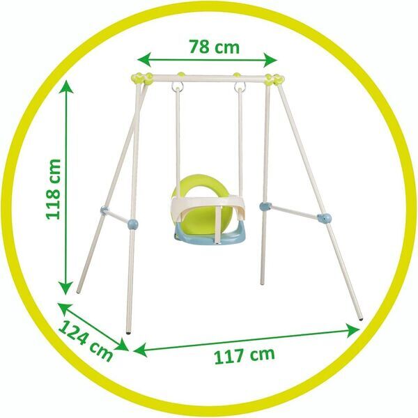 Smoby Baby Swing Schaukelgestell | Version Englisch | grön 3