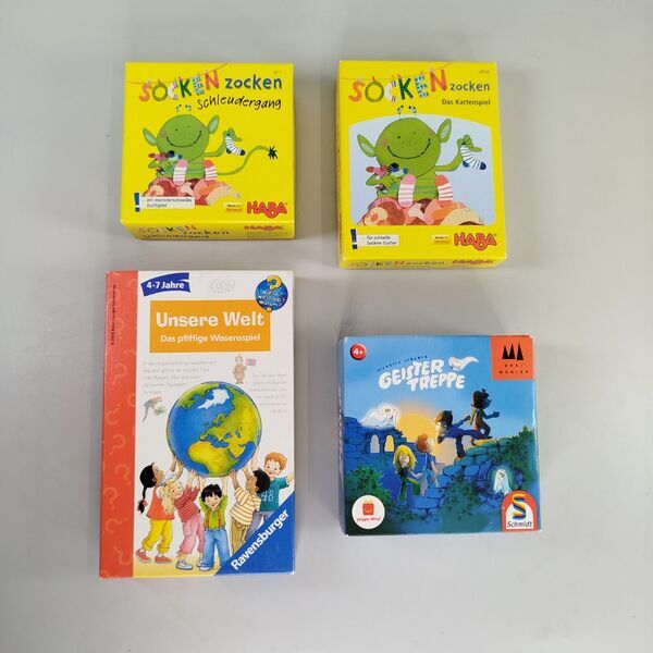 Socken Zocken & Geistertreppe - Brettspiel-Bundle | mehrfarbig 1