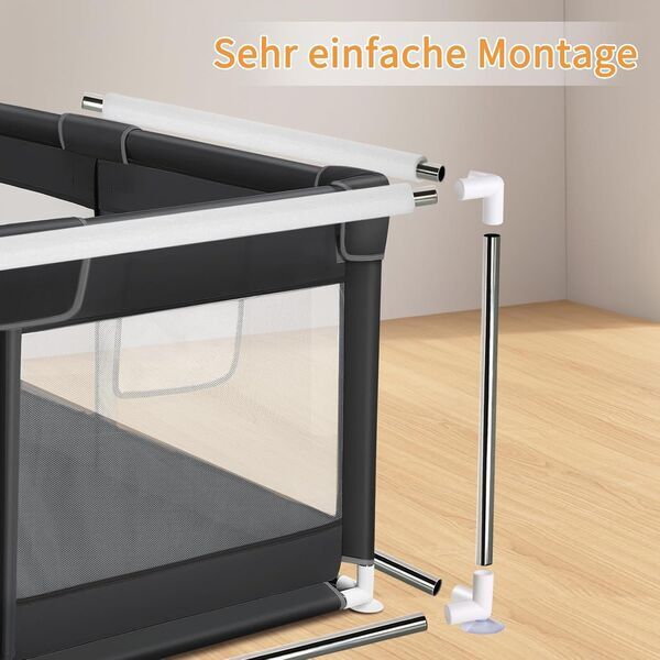 Sour Lemon Baby Laufgitter | black 3