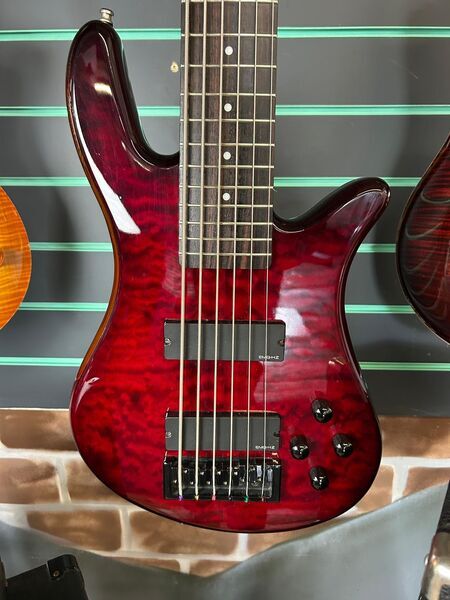 Spector Legend 6 Classic Black Cherry 6-String Electric Bass | Black Cherry, image 4 of 5