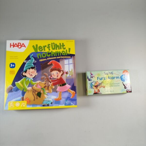 Spieleset: "Verfühlt nochmal!" & "Furz-Alarm" | mehrfarbig 1