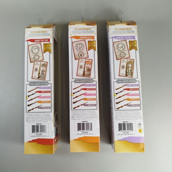 Spin Master Zauberstäbe 3er Set - Harry Potter, Hermine, Ron | mehrfarbig 5