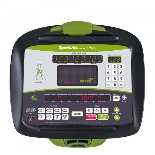 SportsArt G575R Recumbent Cycle | schwarz 2