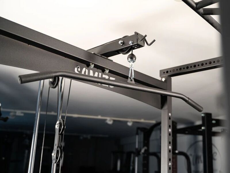 SQMIZE Power Rack SQ7.04A inkl. Latzugstation | schwarz 2
