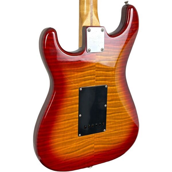 Squier by Fender Japan Silver Series Stratocaster SST-39 1993-1994 - Flame Red Burst | Flame Red Burst, image 5 of 5