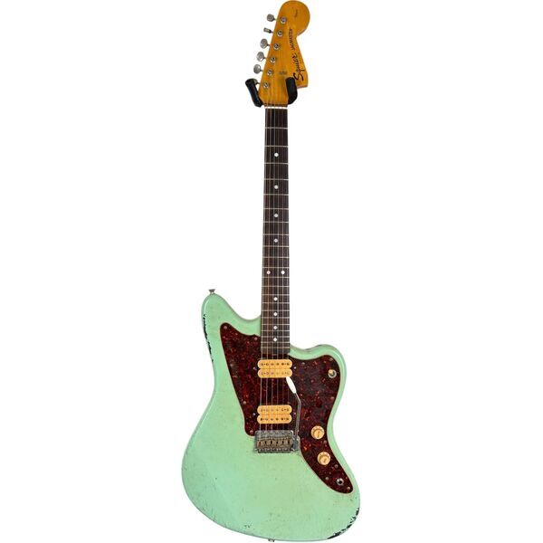Squier by Fender Vista Series Jagmaster 1997-1998 - Sea Foam Green Repaint | zielony, image 3 of 5
