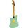 Squier by Fender Vista Series Jagmaster 1997-1998 - Sea Foam Green Repaint | zielony, thumbnail 4 of 5