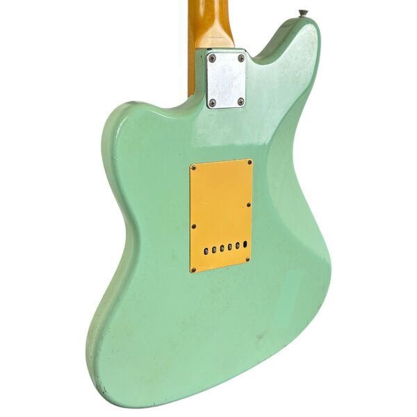Squier by Fender Vista Series Jagmaster 1997-1998 - Sea Foam Green Repaint | zielony, image 5 of 5