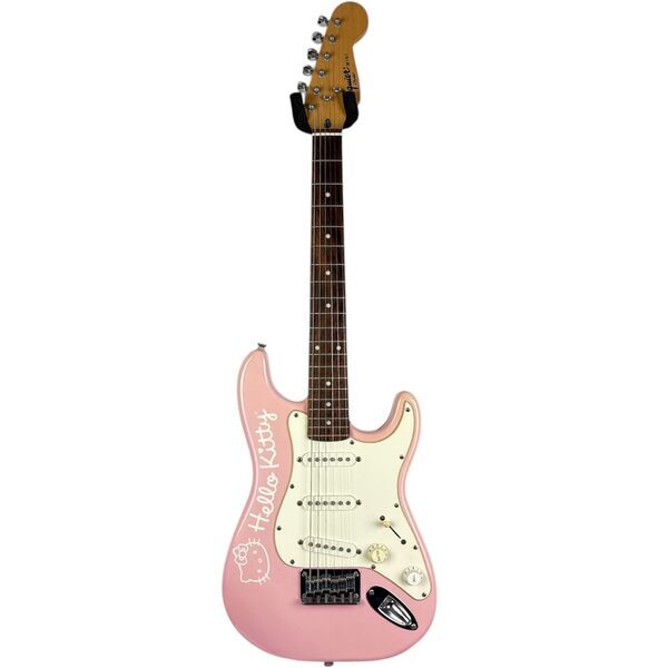 Squier Hello Kitty Edition Mini Stratocaster 2006 - Pink | roosa, image 2 of 4