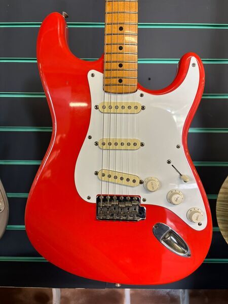 Squier SST-30 Stractocaster JV Series Fiesta Red Circa. 82-84 MIJ Guitar | Fiesta Red, image 2 of 5