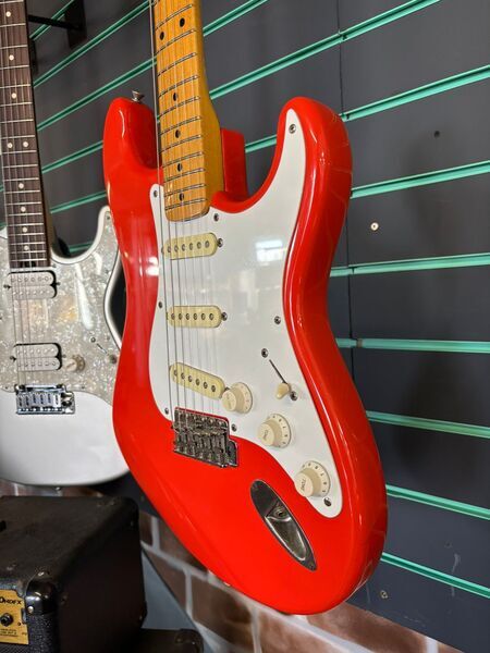 Squier SST-30 Stractocaster JV Series Fiesta Red Circa. 82-84 MIJ Guitar | Fiesta Red, image 4 of 5