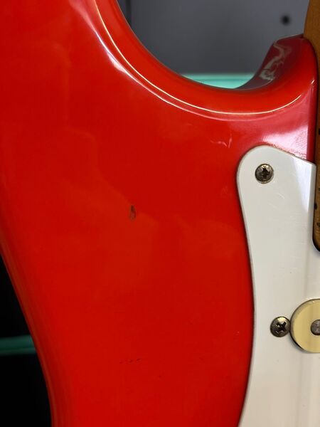 Squier SST-30 Stractocaster JV Series Fiesta Red Circa. 82-84 MIJ Guitar | Fiesta Red, image 5 of 5