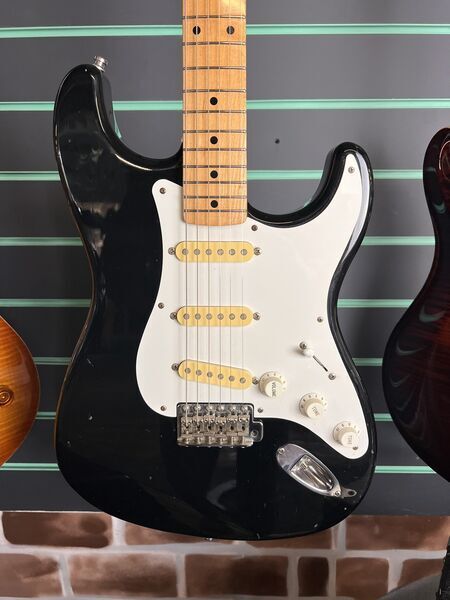 Squier Stratocaster Made in Japan K Serial Black c.1991 Electric Guitar | black, image 4 of 5