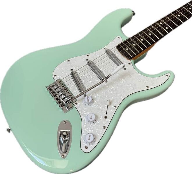 Squier Vintage Modified Surf Stratocaster 2012 | Surf Green, image 1 of 5