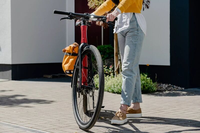 URWAHN Stadtfuchs E-Bike | vermelho | 28" | S | < 500 km 2