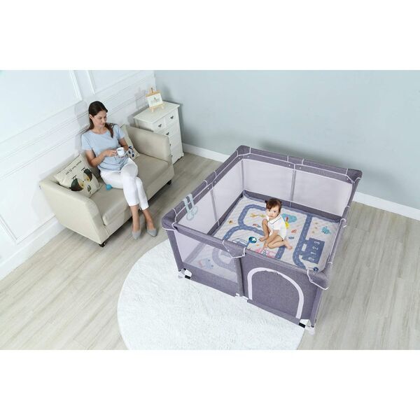 Star Ibaby Laufstall Oxford | XL | grey 3