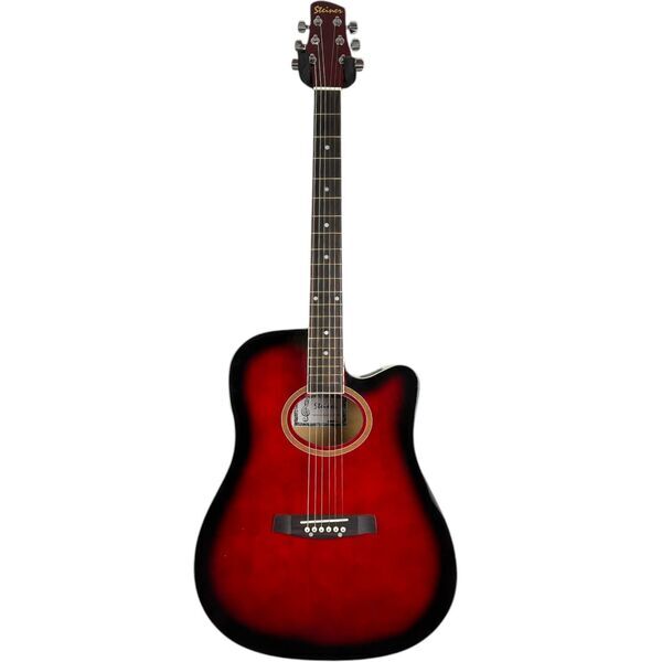 Steiner SDG180CEBRN Akustikgitarre - Red Burst | Red Burst, image 2 of 4