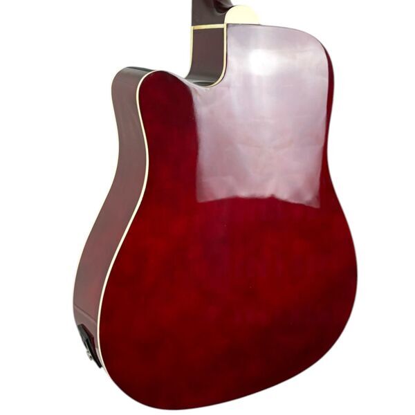 Steiner SDG180CEBRN Akustikgitarre - Red Burst | Red Burst, image 4 of 4