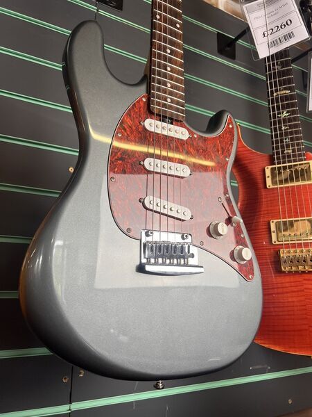 Sterling By Music Man Cutlass CT30SSS Charcoal Frost Electric Guitar | charcoal, image 3 of 5