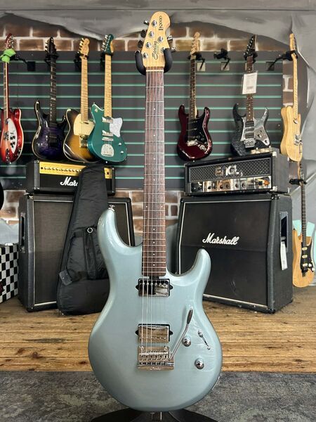 Sterling by Music Man LK100D Luke Blue Electric Guitar | blue, image 1 of 5