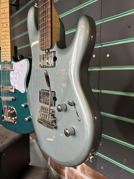 Sterling by Music Man LK100D Luke Blue Electric Guitar | blue, image 5 of 5
