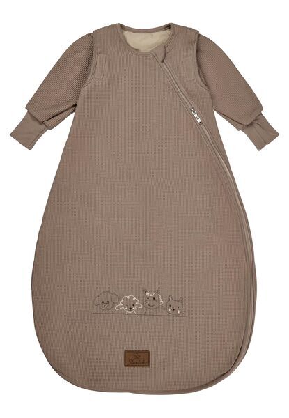 Sterntaler sleeping bag mit arms | brown, image 1 of 3
