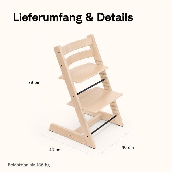 Stokke Tripp Trapp Chaise | noir, image 2 of 3