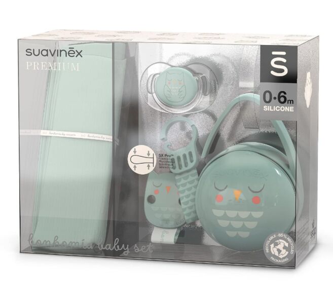 Suavinex Bonhomia Newborn zestaw | turkusowy, image 2 of 2