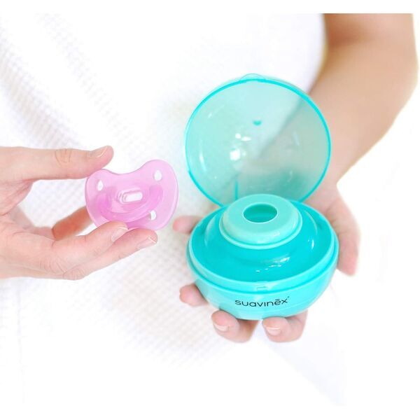 Suavinex Tragbarer Schnuller Sterilisator | green 3