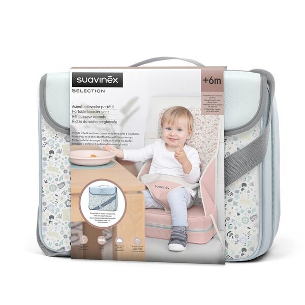 Suavinex Tragbarer Hochstuhl | blue 2