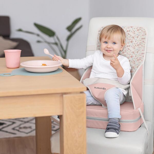 Suavinex Tragbarer Hochstuhl | blue 3