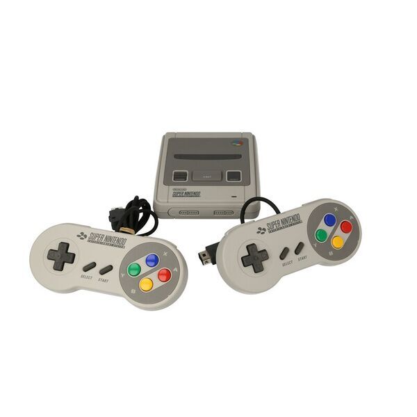 Super Nintendo Classic Mini | šedá | 2 ovladače 2