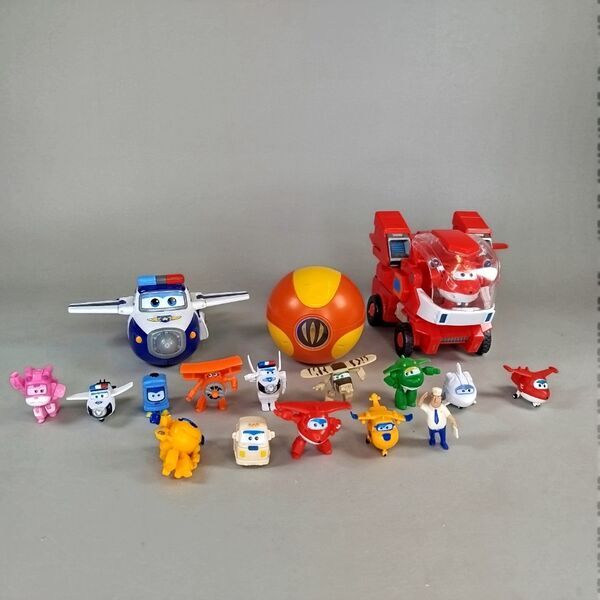 Super Wings Figuren Set - 18 Flugzeugfiguren | multicolored 2