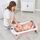 Superbe Bebe Faltbare Babybadewanne mit Badesitz | rosa thumbnail 2/2