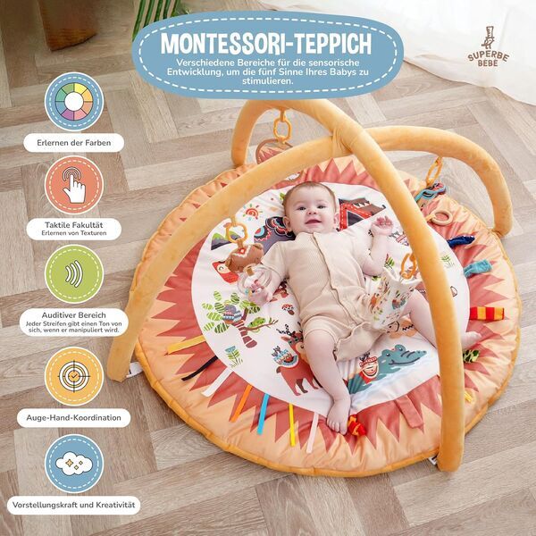 Superbe Bebe play arch Montessori | multicolored, image 2 of 3