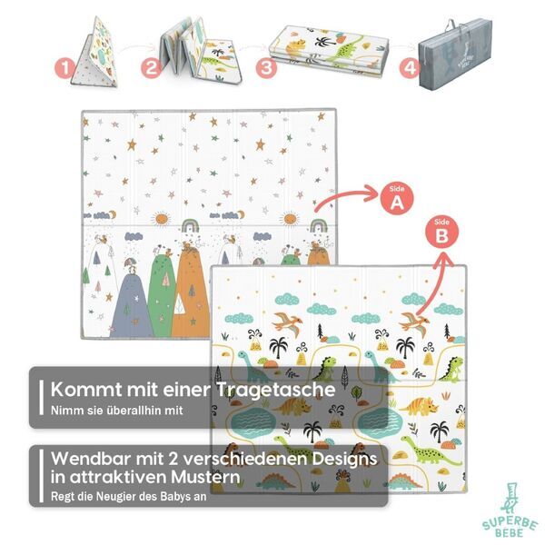 Superbe Bebe Spielmatte (2020) | mehrfarbig 2