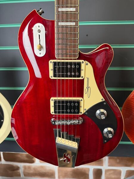 Supro Silverwood Transparent Red 2019 Electric Guitar | red, image 4 of 5