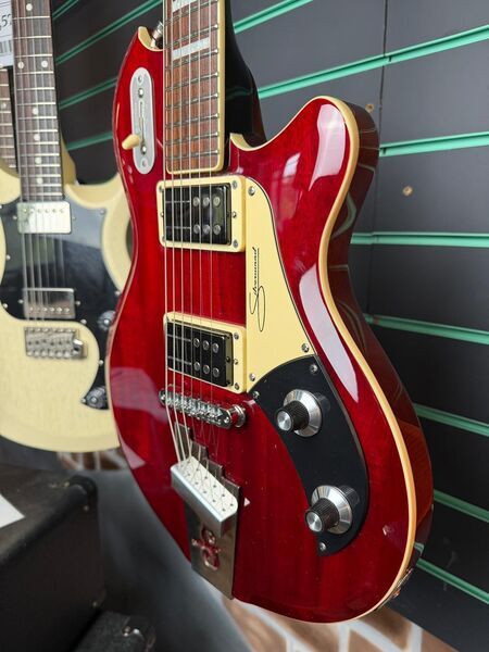 Supro Silverwood Transparent Red 2019 Electric Guitar | red, image 5 of 5