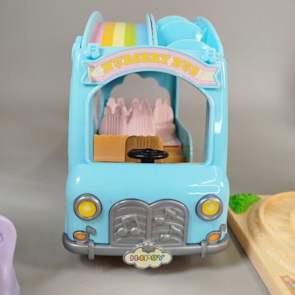 Sylvanian Families - Vergnügungspark mit Karussell, Riesenrad, Bus, Gruselhaus | multicolored 5