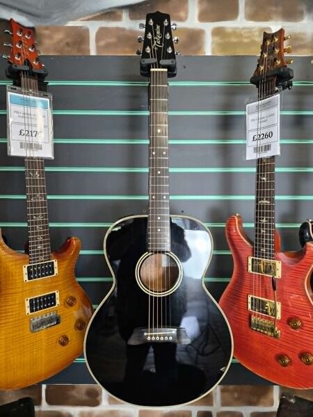 Takamine PT-105 Gloss Black 1989 Electro-Acoustic Guitar | black gloss, image 2 of 5