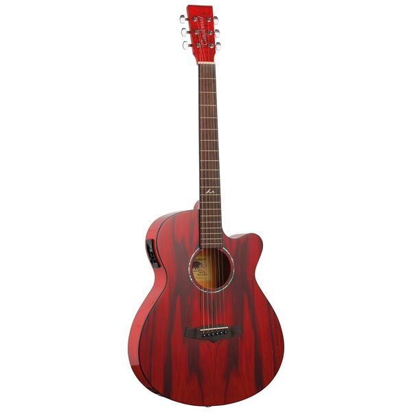 Tanglewood Azure TA4CERD Electro-Acoustic Guitar. Shimmer Red Gloss | Original, image 2 of 3
