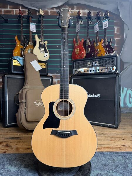 Taylor 114e Grand Auditorium Satin Natural 2022 LH Electro-Acoustic Guitar | Satin Natural, image 1 of 5