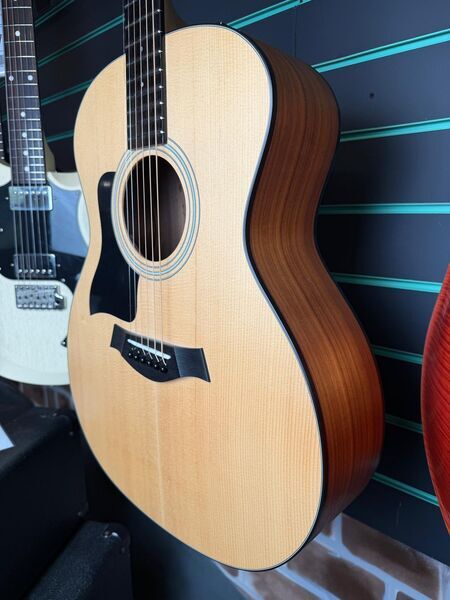 Taylor 114e Grand Auditorium Satin Natural 2022 LH Electro-Acoustic Guitar | Satin Natural, image 5 of 5