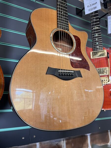 Taylor 514ce Gloss Natural 2011 Grand Auditorium Electro-Acoustic Guitar | Gloss Natural, image 3 of 5