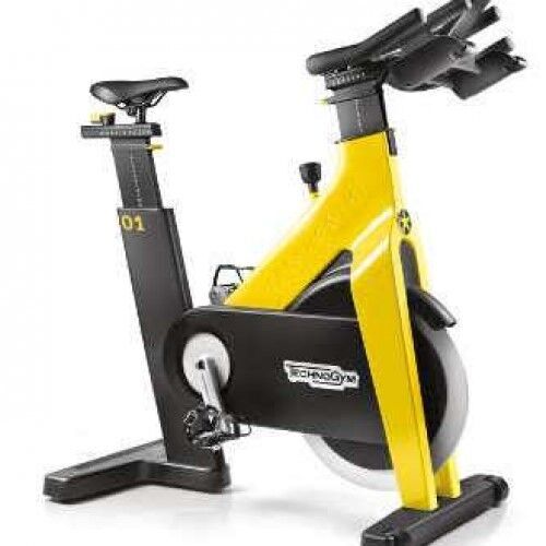 Technogym Group Cycle Connect Indoor Bike | yellow