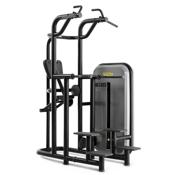 Technogym MB91 Kneeling Easy Chin Dip | черно/сребристо 2