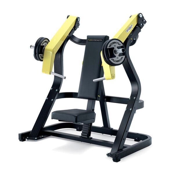 Technogym MG1500 Incline Chest Press Pure | черно/жълто 1
