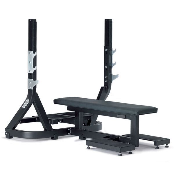 Technogym PG07 Olympic Flat Bench Pure | черно 2